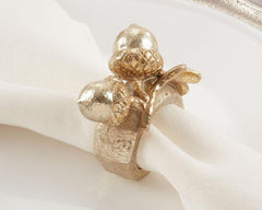 Gold Acorn Napkin Rings