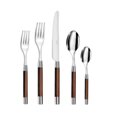 Conty Wood and Silver Flatware + Serving Pieces (Capdeco)