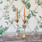 Gold Petal Candleholder