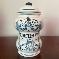 "Anethum" Dill Apothecary Jar