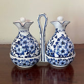Castelli Maiolica Oil & Vinegar Cruet Set