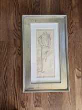 Man Sketch in Silver Frame