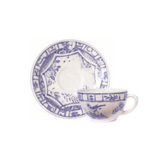 Oiseau Blue and White