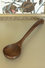 12'' Walnut Wooden Ladle