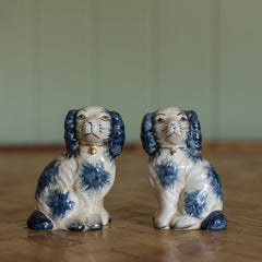 Blue Staffordshire Pair, Small