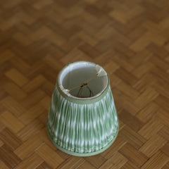 Green Ikat Chandelier Shades, 5"
