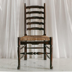 English Country Ladderback Side Chair