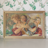 Large Framed Original Painting Greek Goddesses