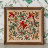 Floral Crochet Framed Art