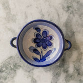 Little Blue and White Bowl with Handles