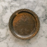 Brass Scalloped Dish
