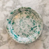 Green Marbleized Prep Plate