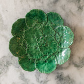 Green Majolica Dish
