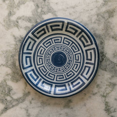 Greek Key Pavilion Dinner Plates - 8 per pac
