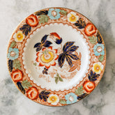 English Floral Plate