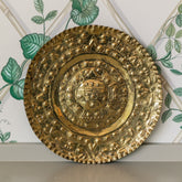 Medium Brass Mayan Calendar Plaque