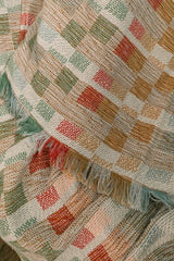 Checkered Woven Throw, 60"x80"