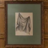 Original Pencil Sketch - Draped Fabric