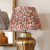 16" Pink and Gold Flower Lampshade