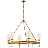 Classic Brass Ring Chandelier