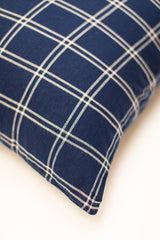 Eli Windowpane Navy Bedding Collection