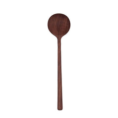 12'' Walnut Wooden Round Spoon