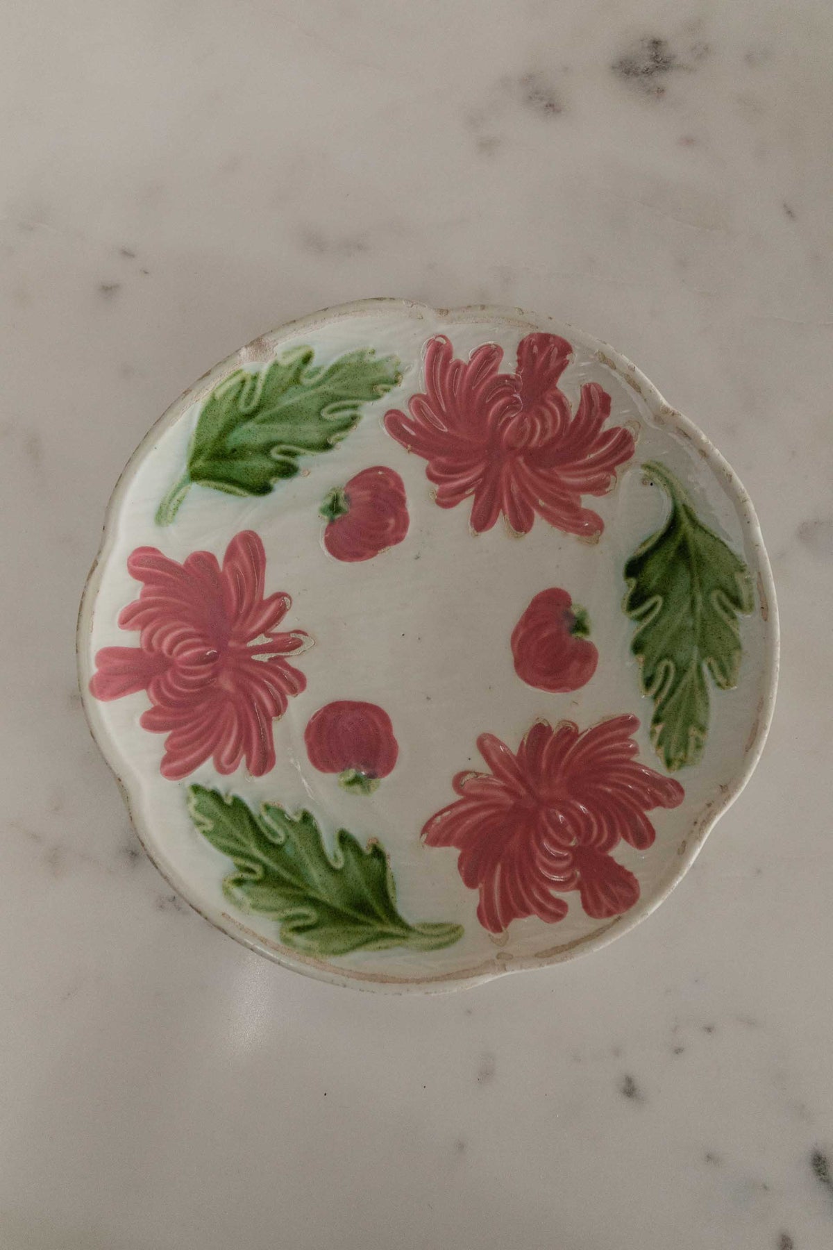 Handpainted Schramberg Pink Dish