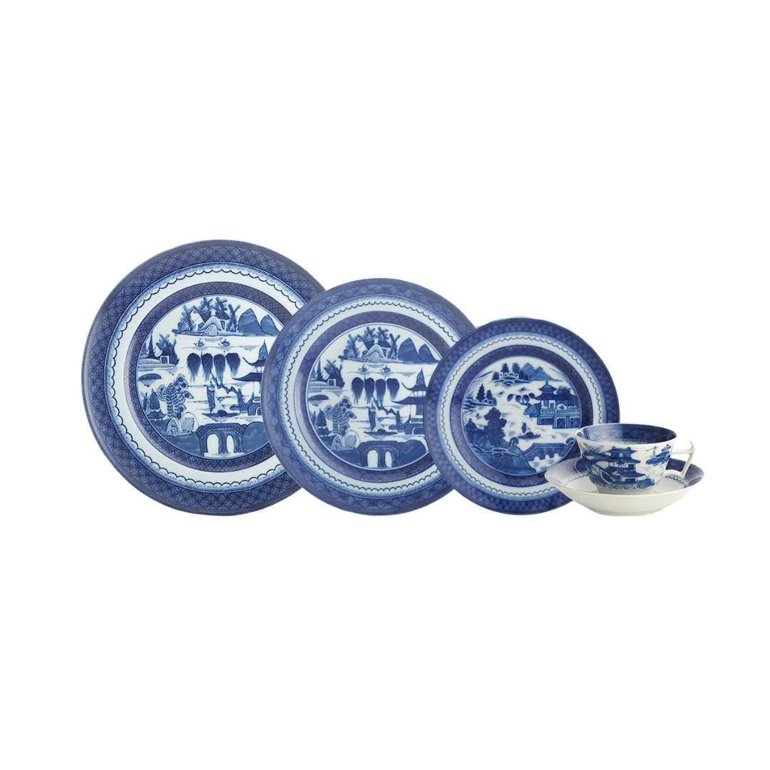 Blue Canton Dinnerware Collection