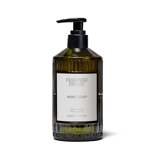Jasmine Damask Rose Glass Hand Soap