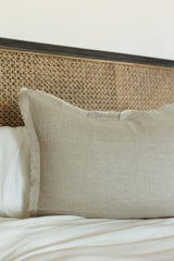 Brisbane Raw Edge Linen Bedding Collection, Natural