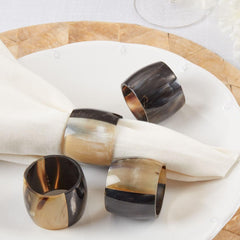 Natural Horn Napkin Ring