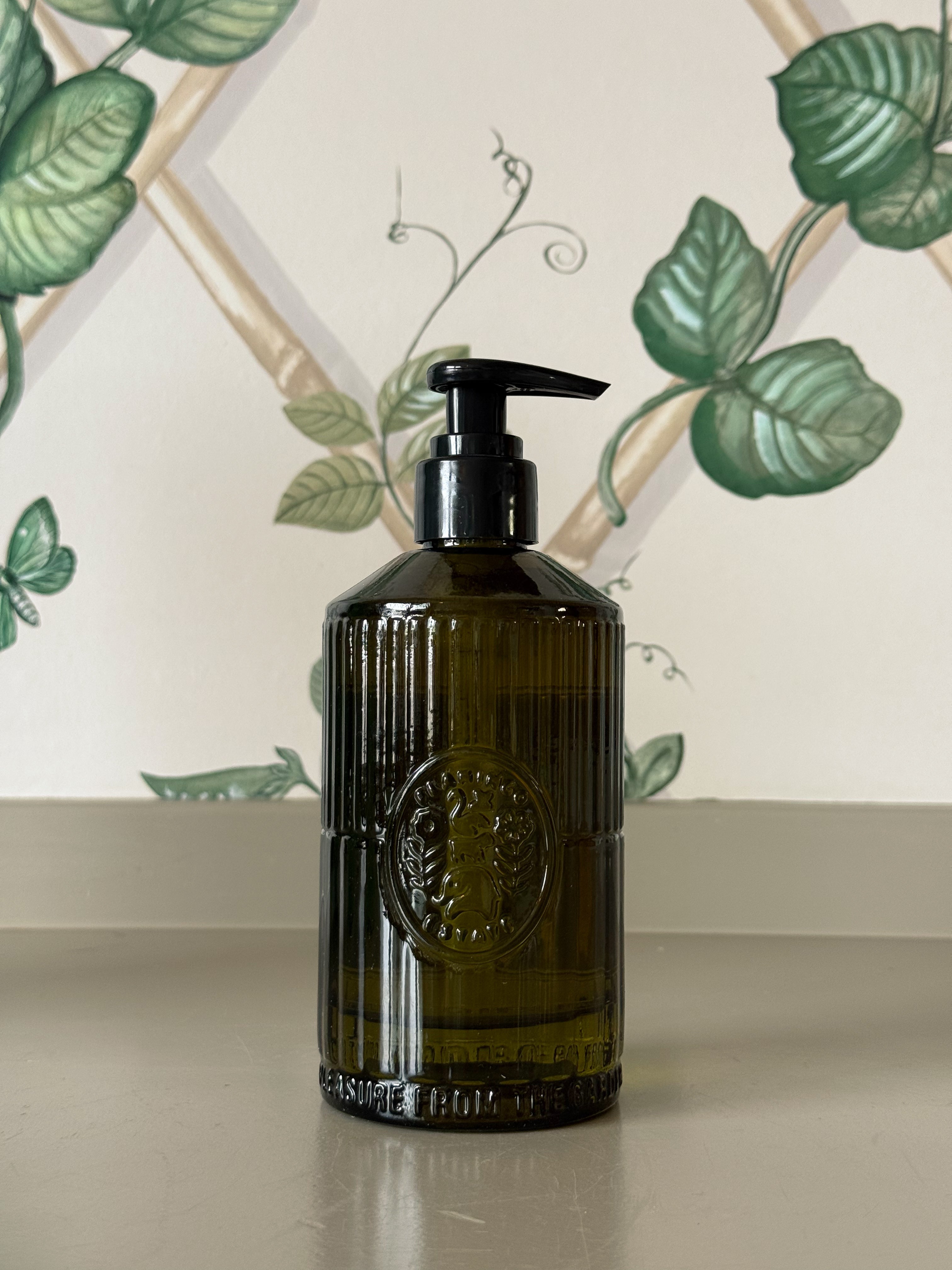 Jasmine Damask Rose Glass Hand Soap