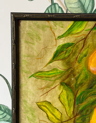 Framed Pear Original Painting