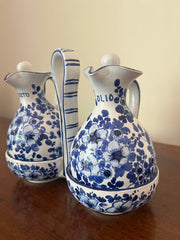 Castelli Maiolica Oil & Vinegar Cruet Set