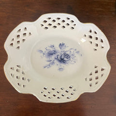 European Pierced Porcelain Dishes