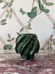 Green Ukranian Majolica Vase