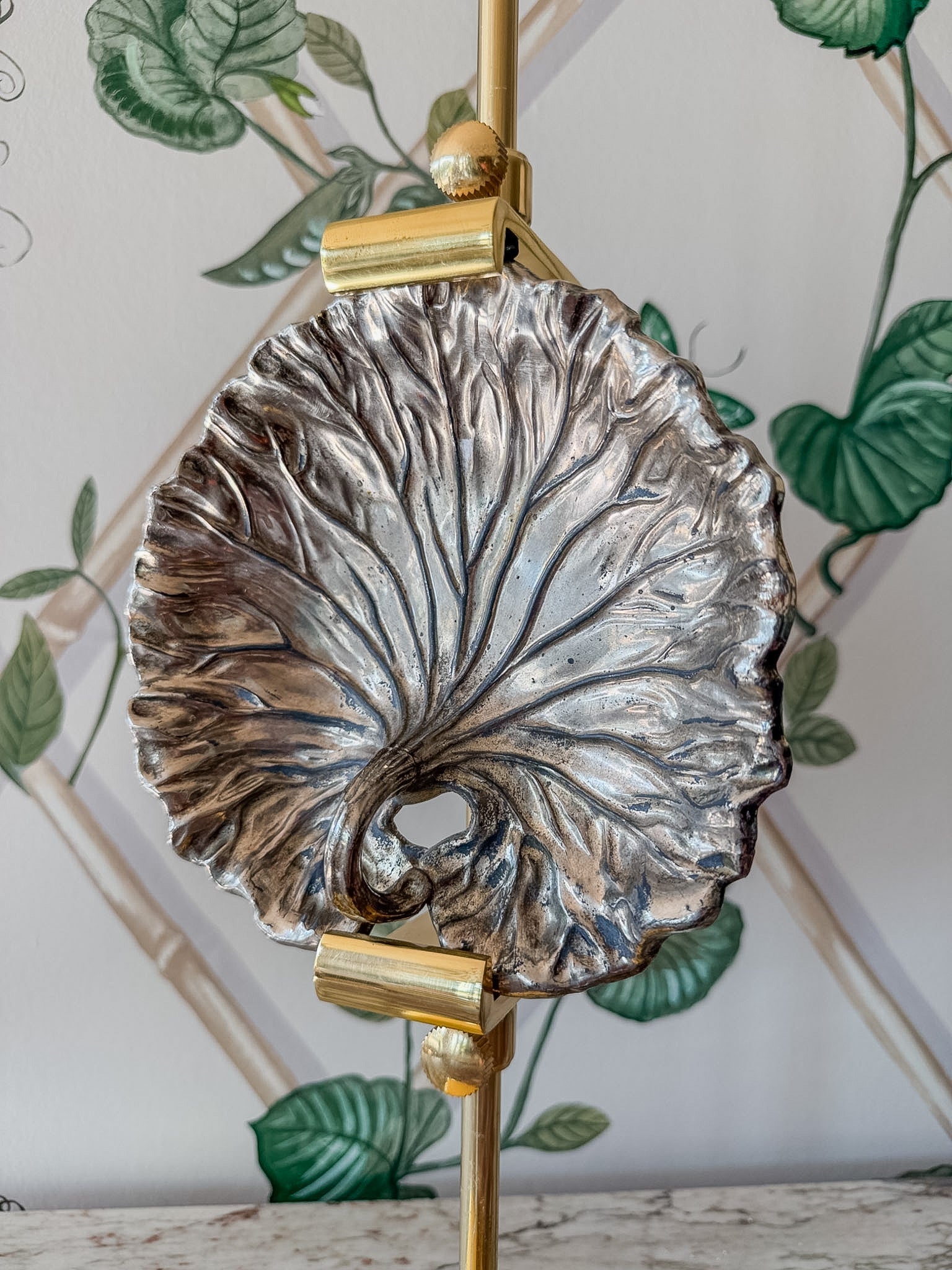 Metal Leaf Dish