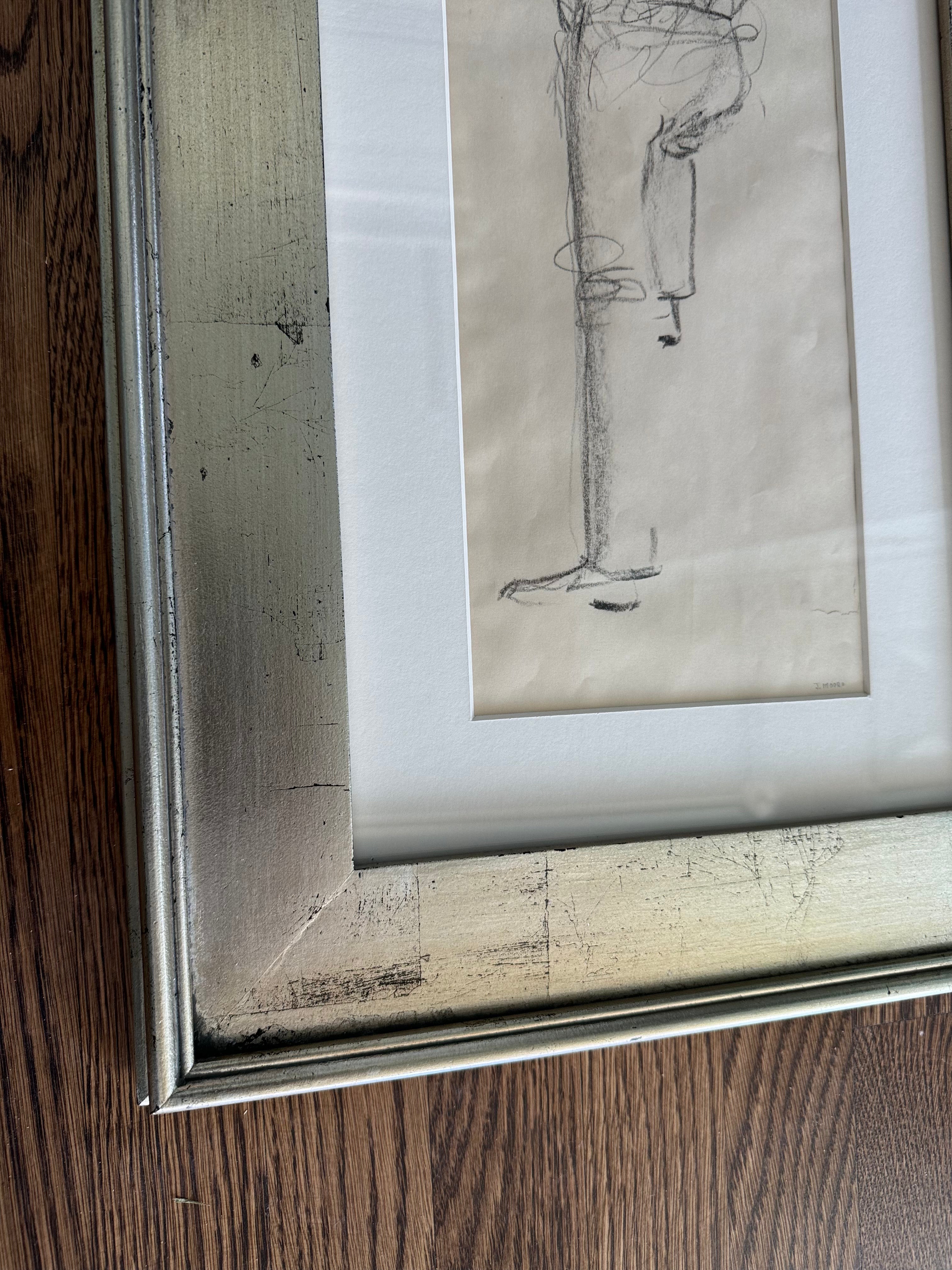 Man Sketch in Silver Frame
