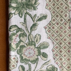 Green Blooming Trellis Napkins