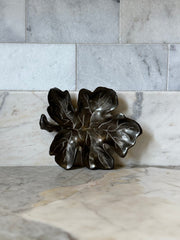Heavy Brass Leaf Dish
