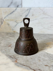 Brass and Red Etched Bell