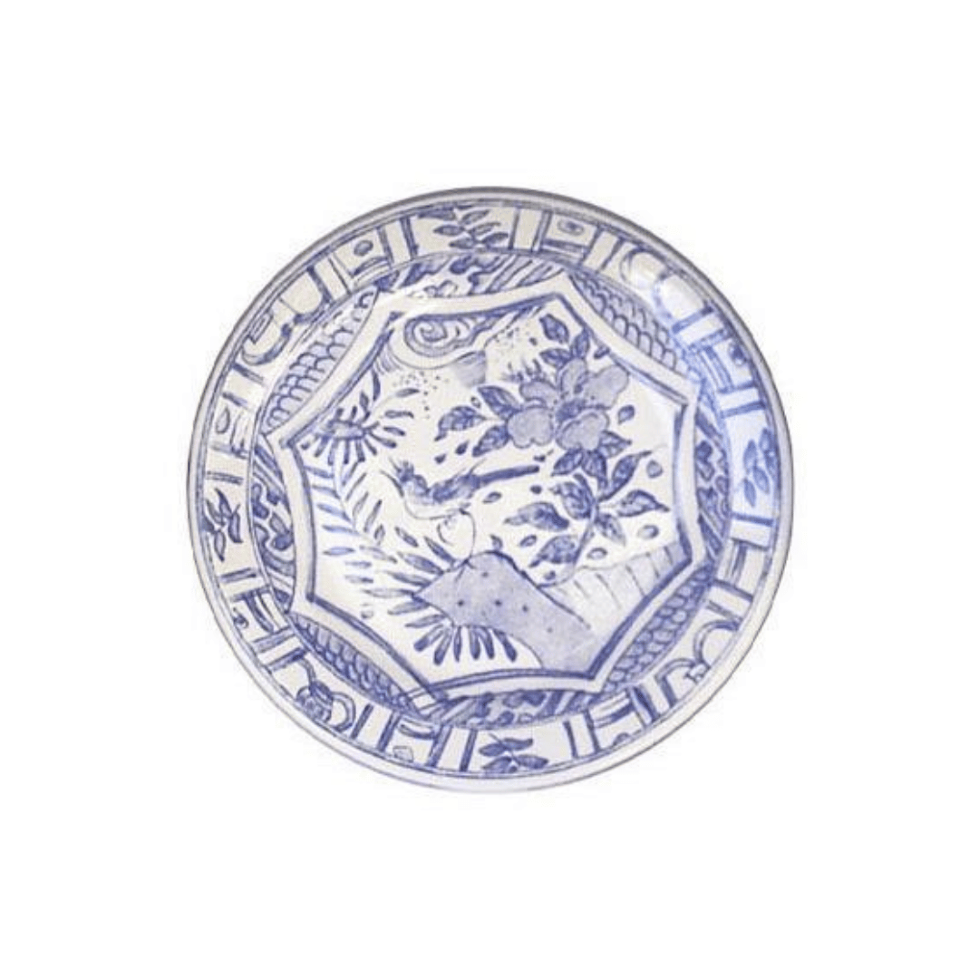 Oiseau Blue and White
