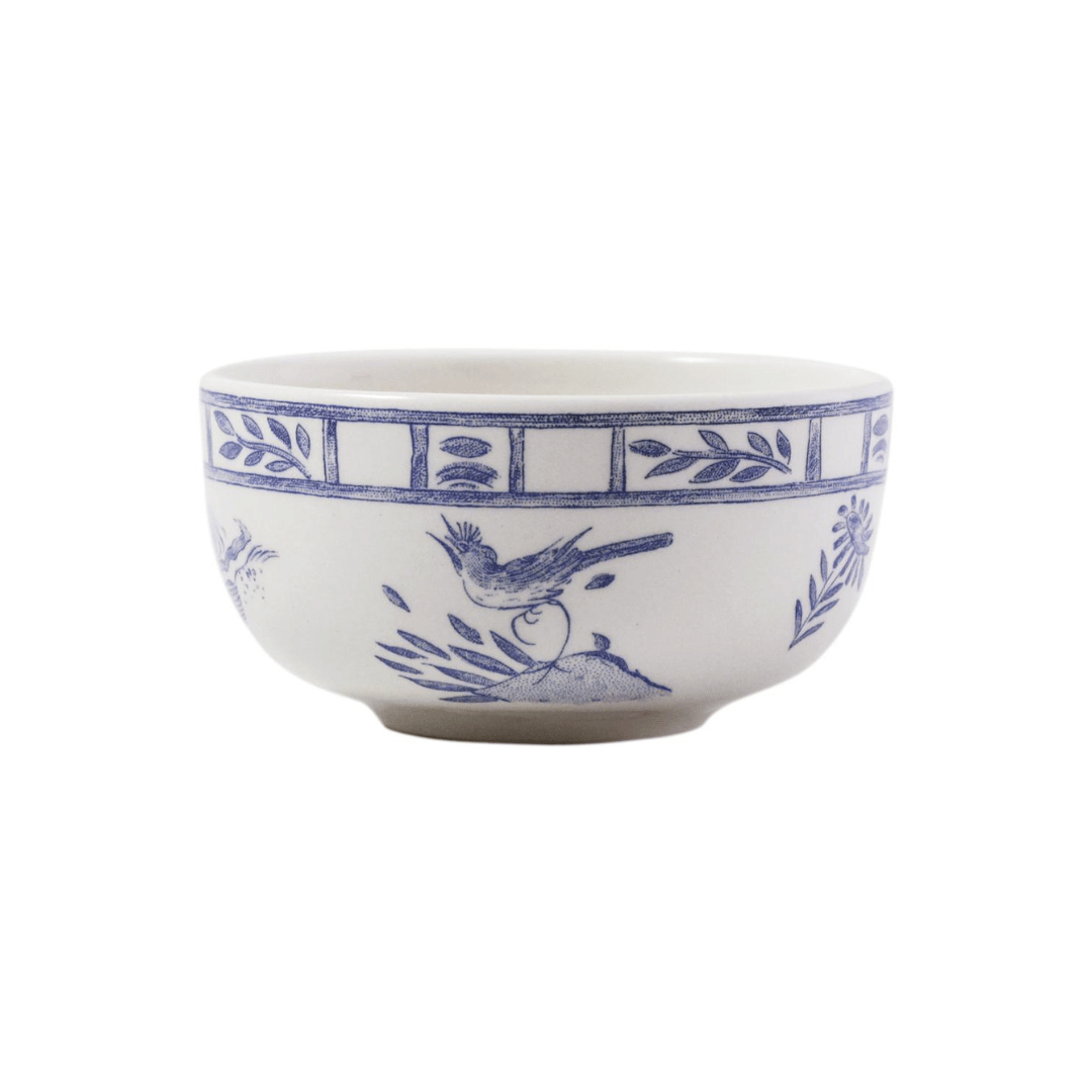 Oiseau Blue and White