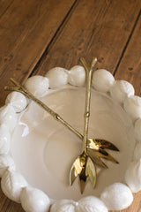 Gold Branch Flatware + Serving Pieces