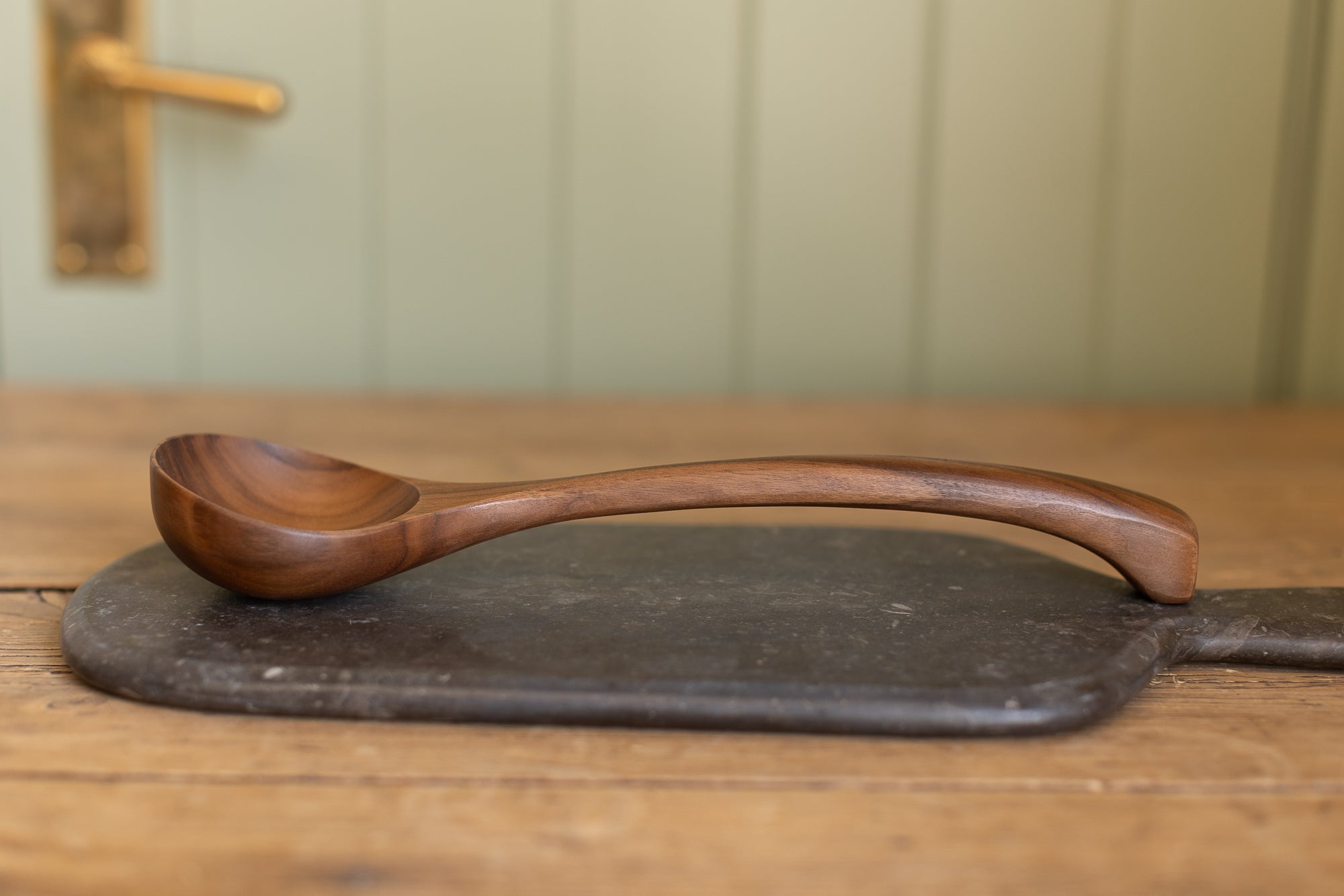 12'' Walnut Wooden Ladle