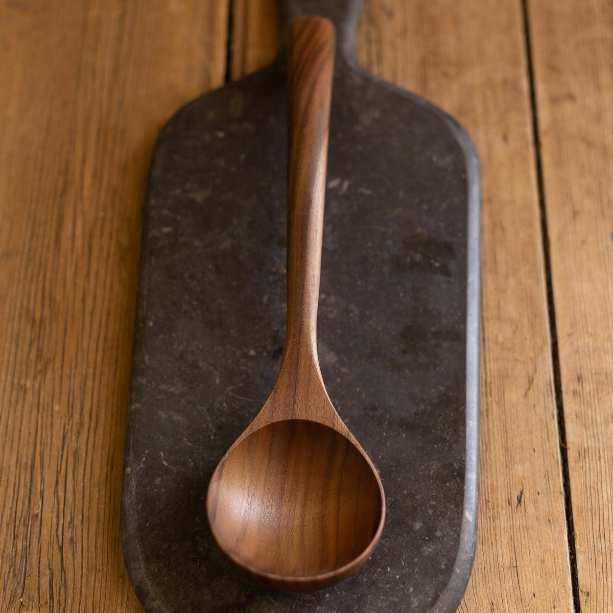 12'' Walnut Wooden Ladle