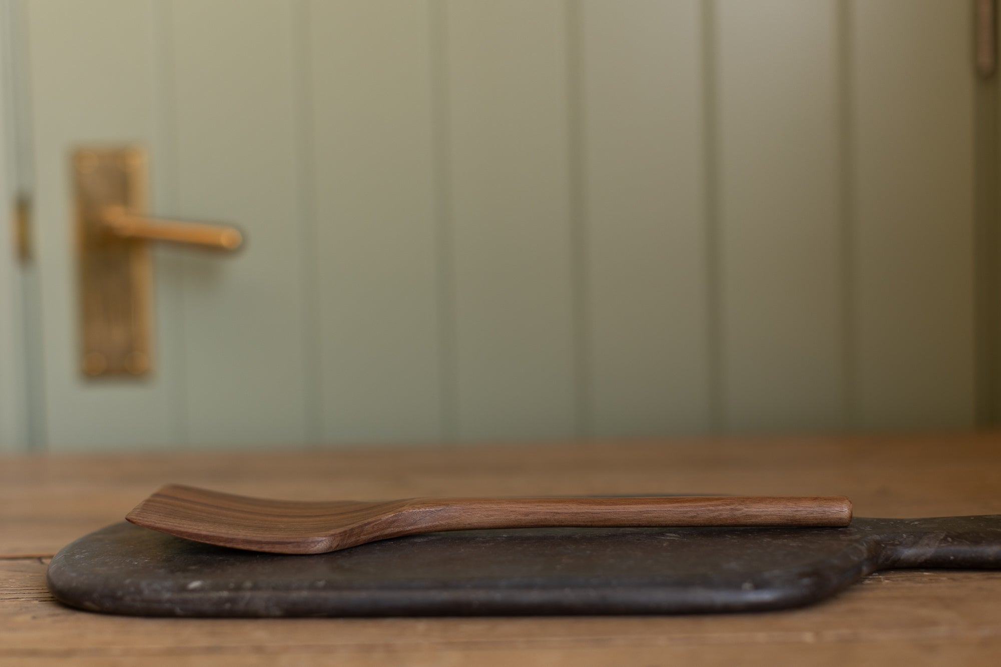12" Walnut Wooden Spatula