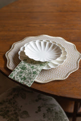 Cream Compostable Plates, 8 Pack