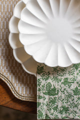 Cream Compostable Plates, 8 Pack