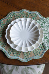 Diamond Wave Raffia Charger
